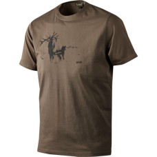 Seeland Printed T-Shirt Major Brown